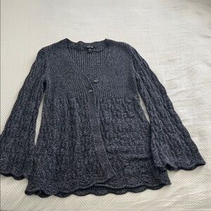 Style & Co. Gray Women's Cardigan Sweater